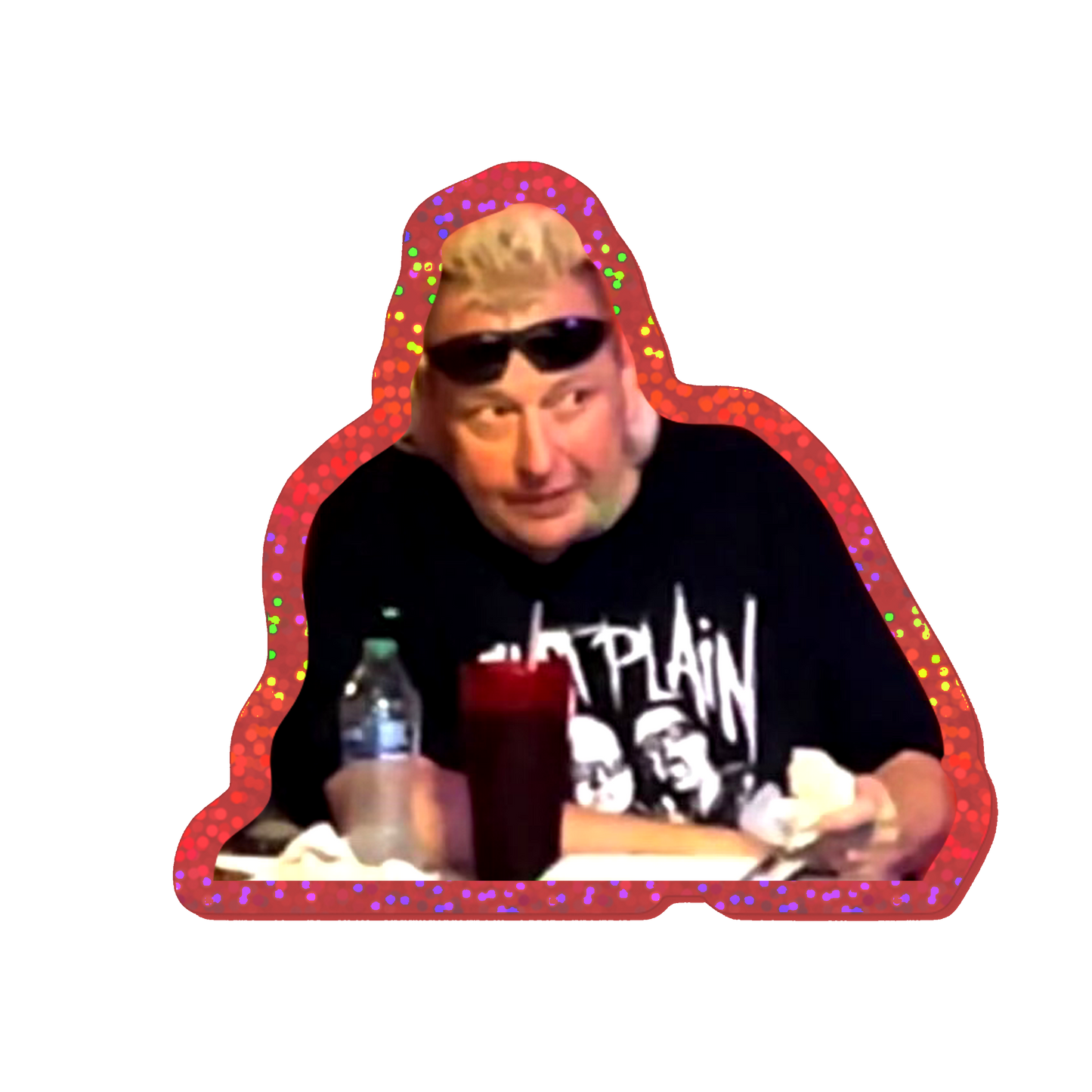 NASTY GLITTER STICKER