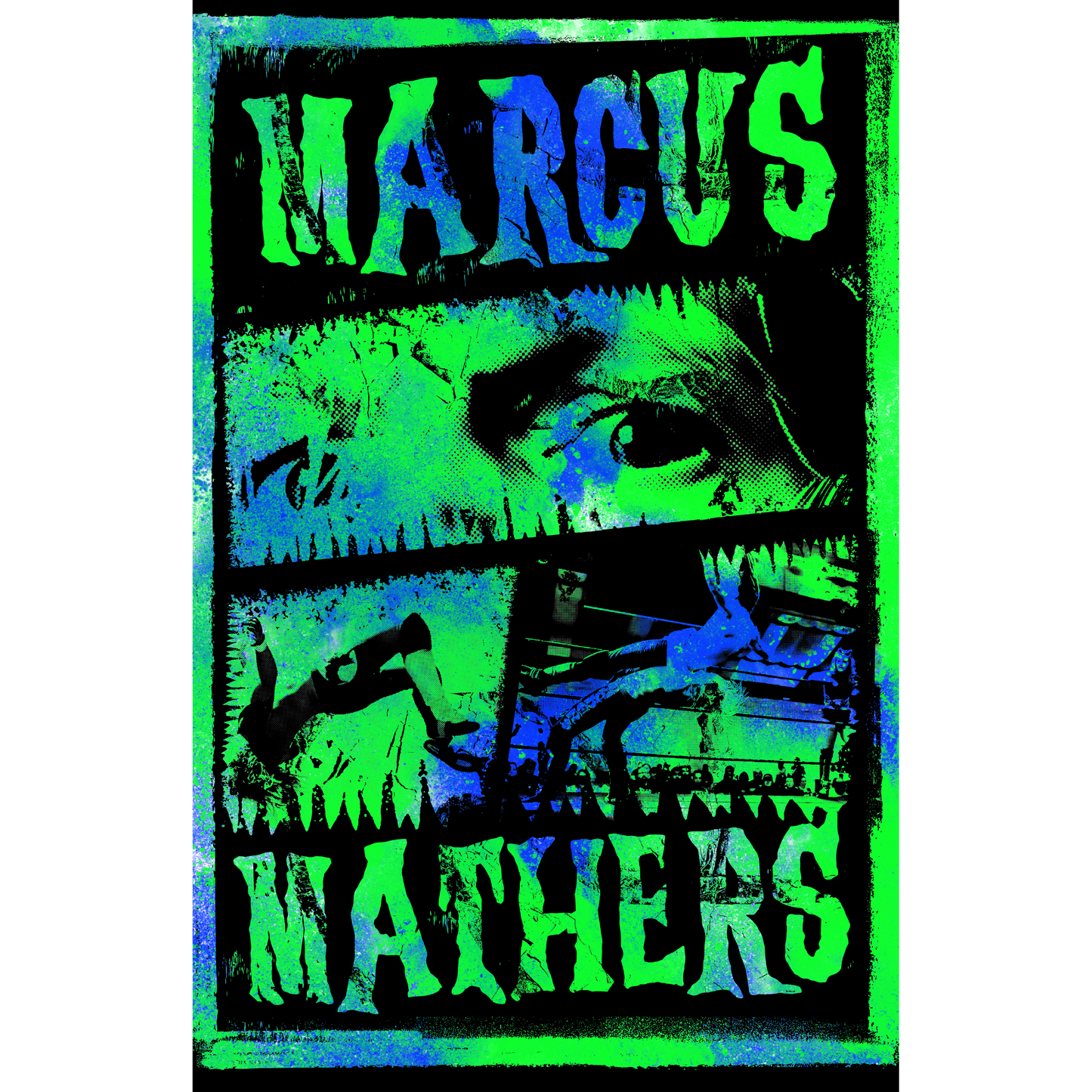 MARCUS MATHERS EYES SIGNED 11X17