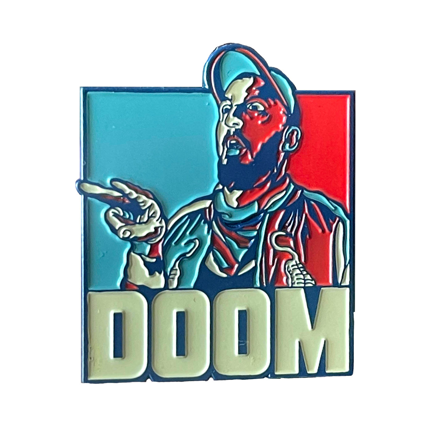 MANCE WARNER *DOOM* ENAMEL PIN