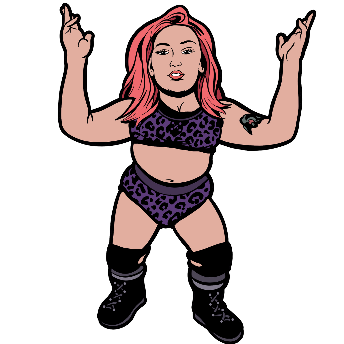 PIN GIMMICKS SERIES 2 ALLIE KATCH 1.75" ENAMEL PIN