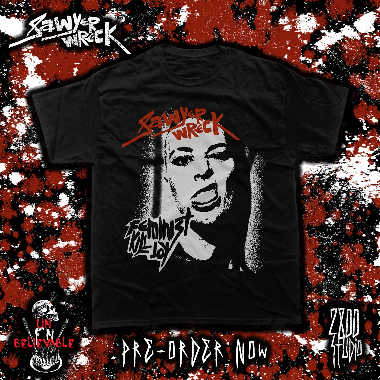 SAWYER WRECK X-RAY SPEX RIP T-SHIRT