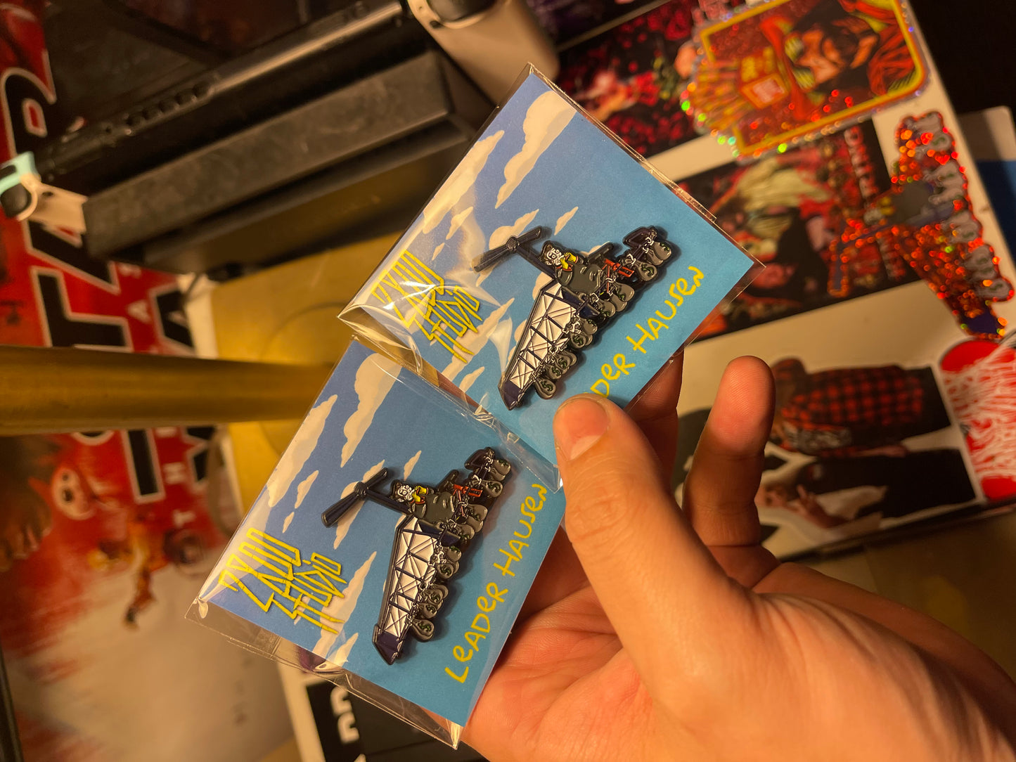 DANHAUSEN LEADERHAUSEN ENAMEL PIN