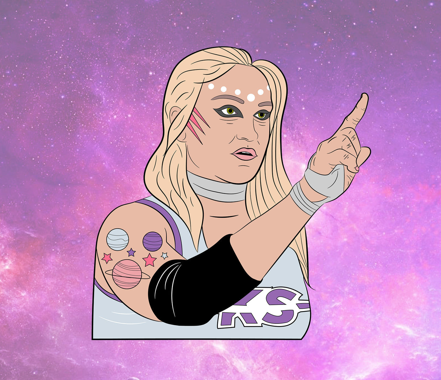 The Galaxy's Greatest Alien 1.5" Enamel Pin