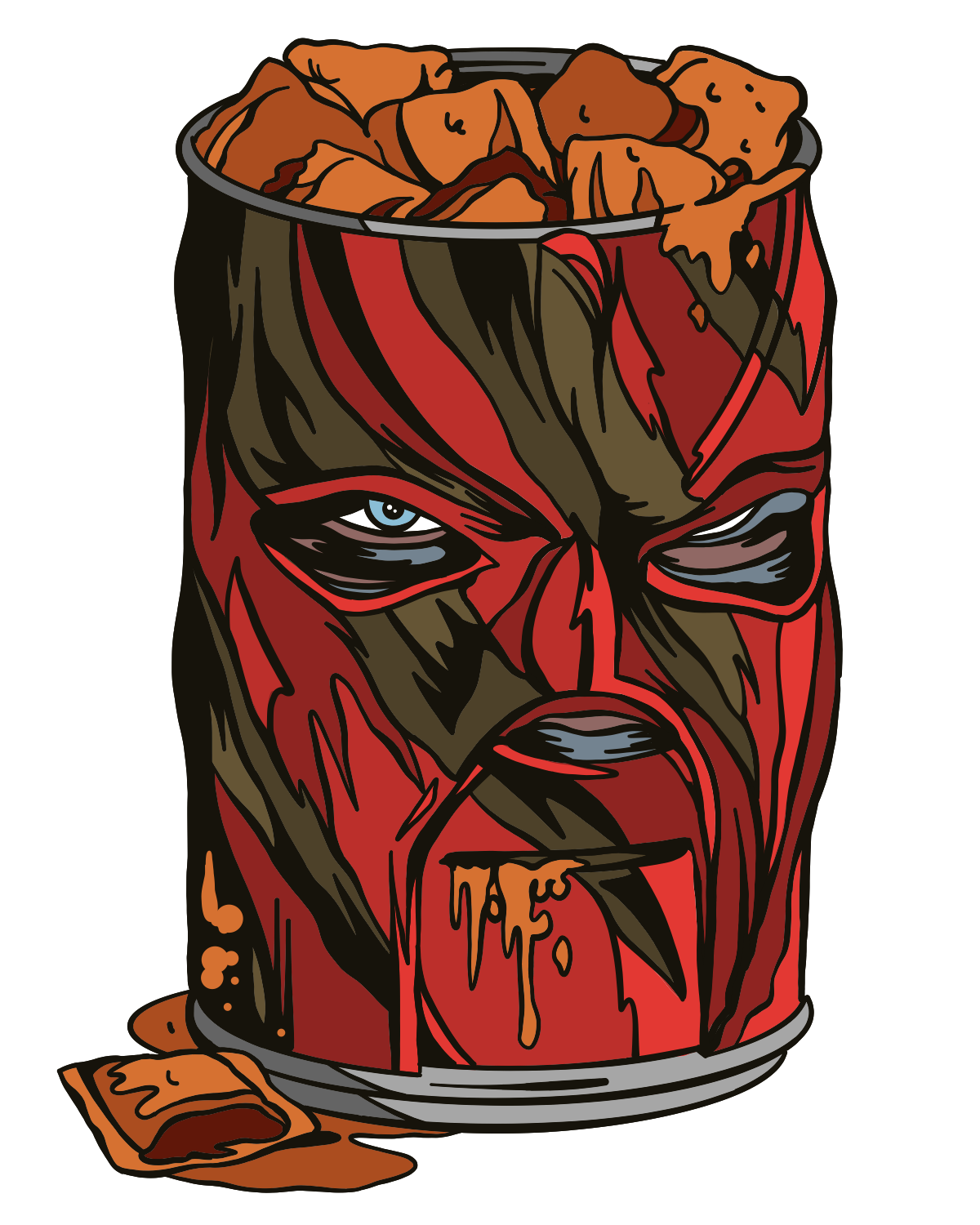 kane Boyardee 1.75" Enamel Pin