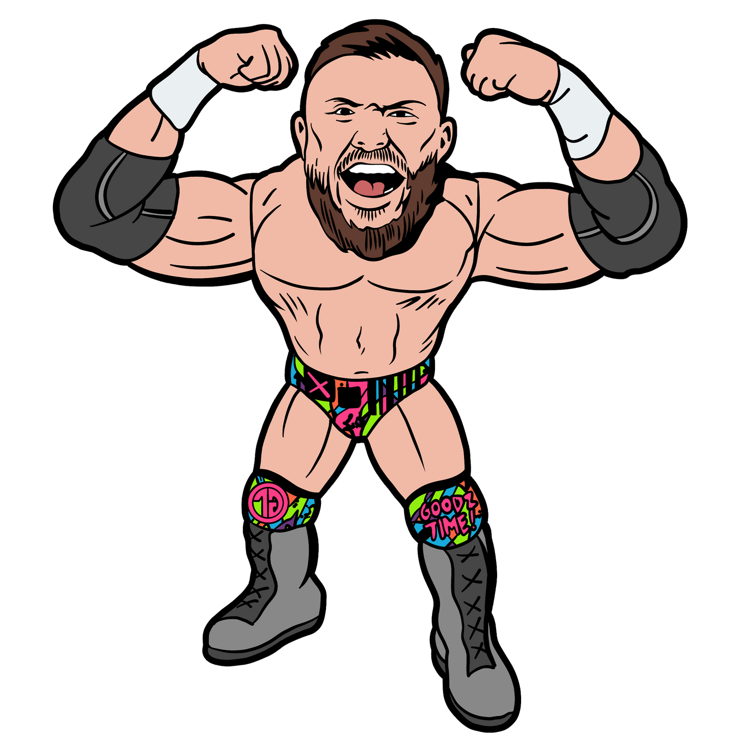 PIN GIMMICKS SERIES 2 TEDDY GOODZ 1.75" ENAMEL PIN