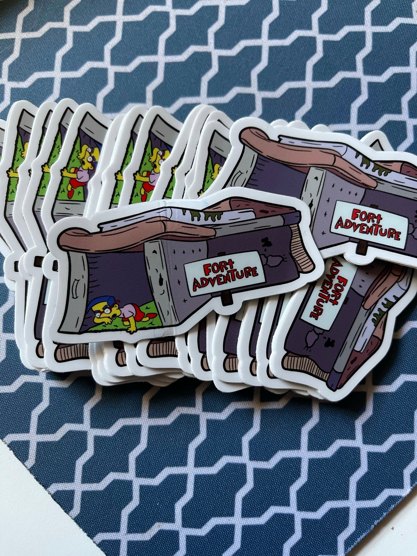 Fort Adventure 3" sticker
