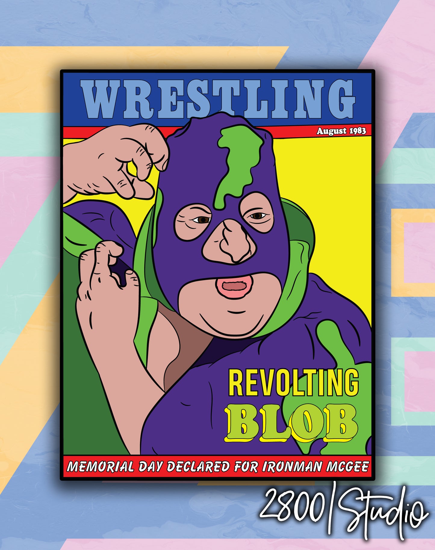 The Revolting Blob 2" Enamel Pin