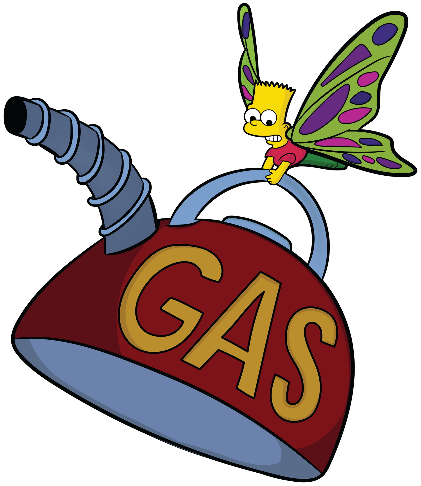 NO ONE EVER SUSPECTS THE BUTTERFLY 4" sticker