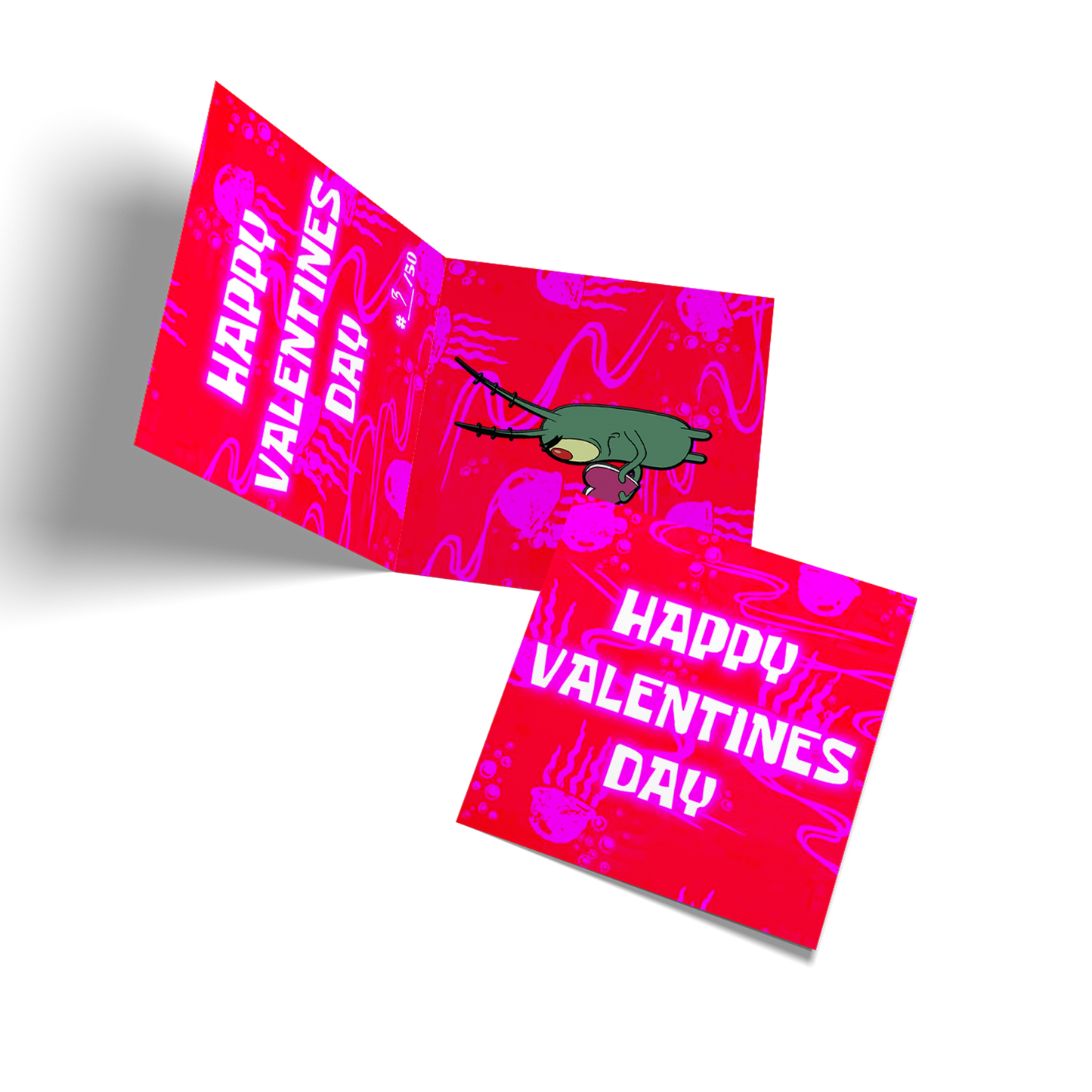 Plankton Valentines Day Enamel pin