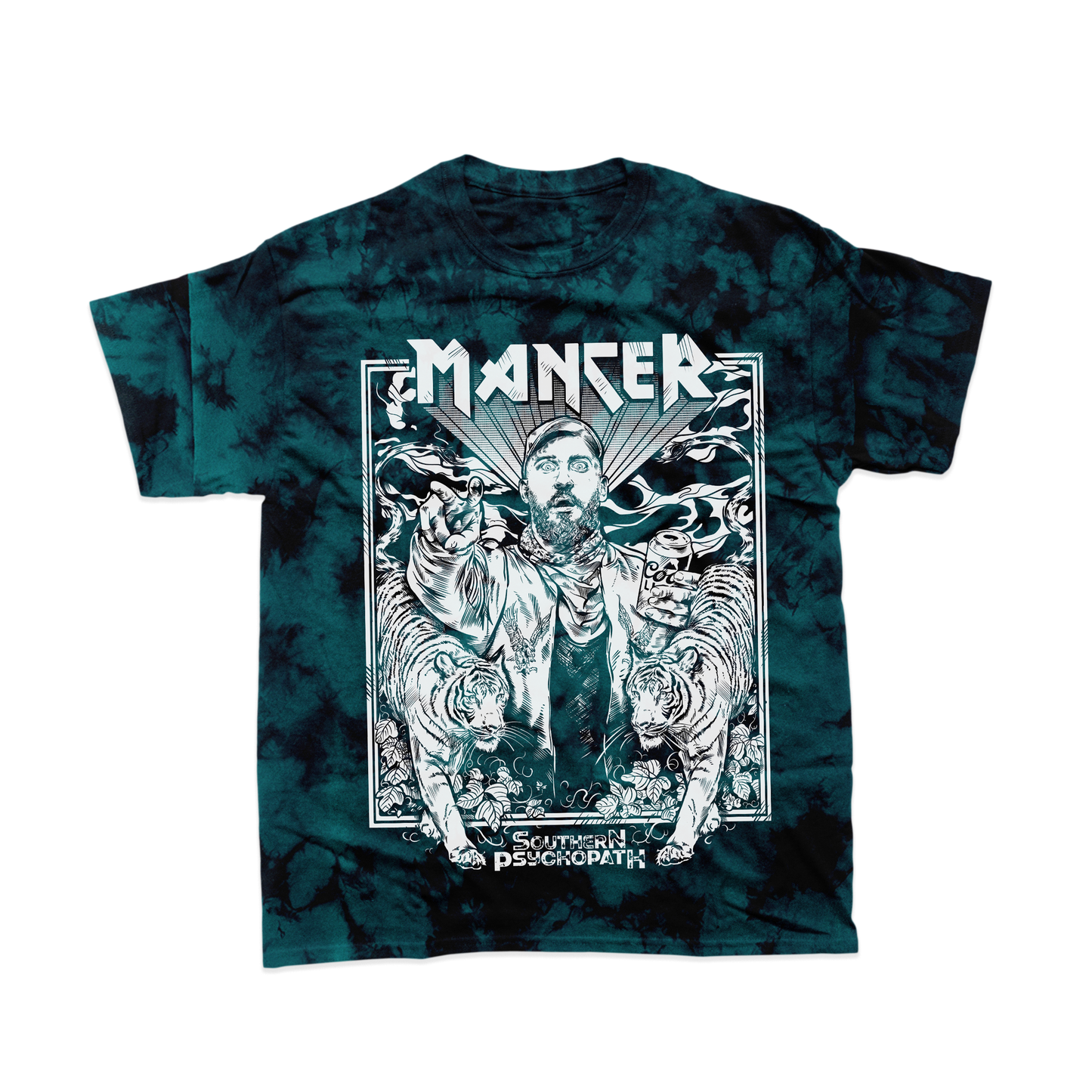 Mance Warner "Southern Psycho" Teal/ Black Shirt